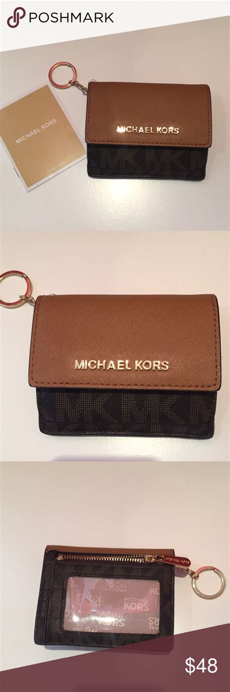 wallet keychain michael kors|Michael Kors keychains for sale.